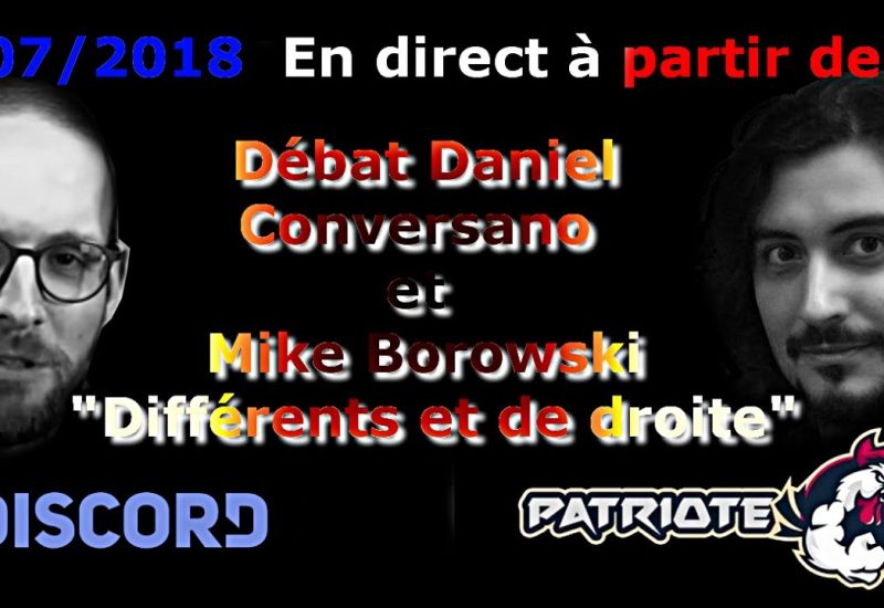Débat entre Mike Borowski et Daniel Conversano chez Tepa